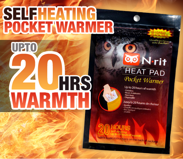 N-Rit Disposable Self Heating Hand Warmers